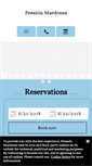Mobile Screenshot of pensionmardones.com